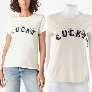 Lucky Brand Embroidered Logo T-Shirt